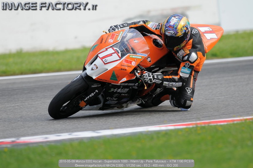 2010-05-09 Monza 0202 Ascari - Superstock 1000 - Warm Up - Pere Tutusaus -  KTM 1190 RC8 R